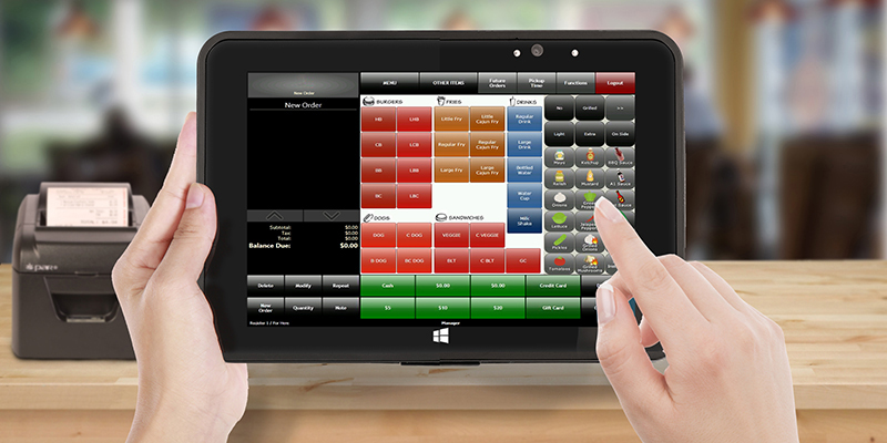 Image That Shows A Person Pointing Towards The Restaurent POS Software
