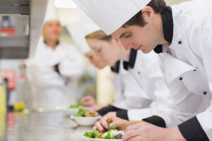 An image representing the students participating in culinary internships..